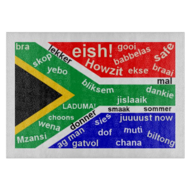 Sydafrikanska slang Chopping Board (Framsidan)