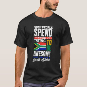 Sydafrikanska sydafrikanska Afrikans Flagga Fathe T Shirt