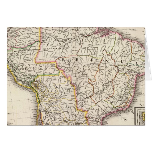 Sydamerika 10 hälsningskort (Framsidan Horizontal)