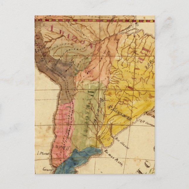 Sydamerika 15 vykort (Framsida)