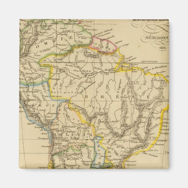 Sydamerika 18 magnet (Framsidan)