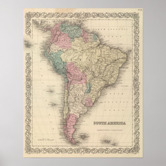 Sydamerika 20 poster (Framsidan)