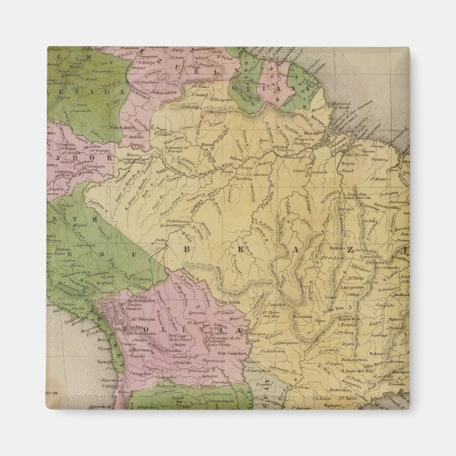 Sydamerika 22 magnet (Framsidan)