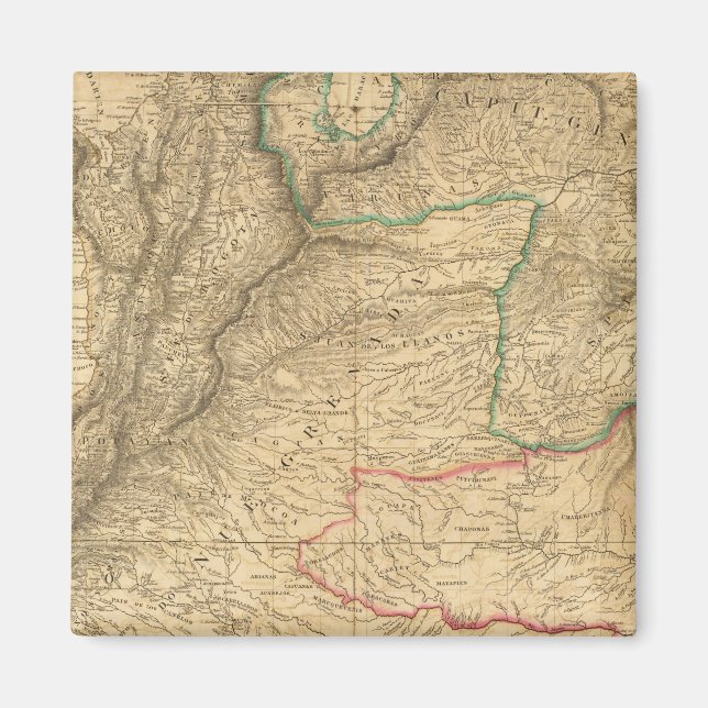 Sydamerika 24 magnet (Framsidan)