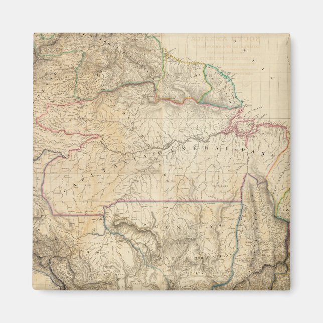 Sydamerika 25 magnet (Framsidan)