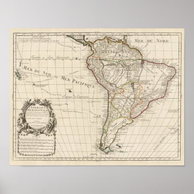 Sydamerika 25 poster (Framsidan)