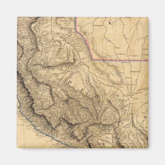 Sydamerika 34 magnet (Framsidan)