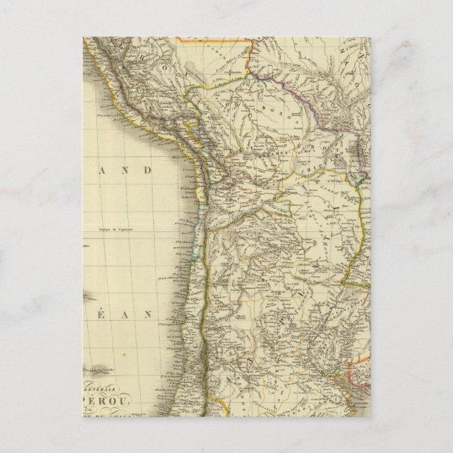 Sydamerika 34 vykort (Framsida)