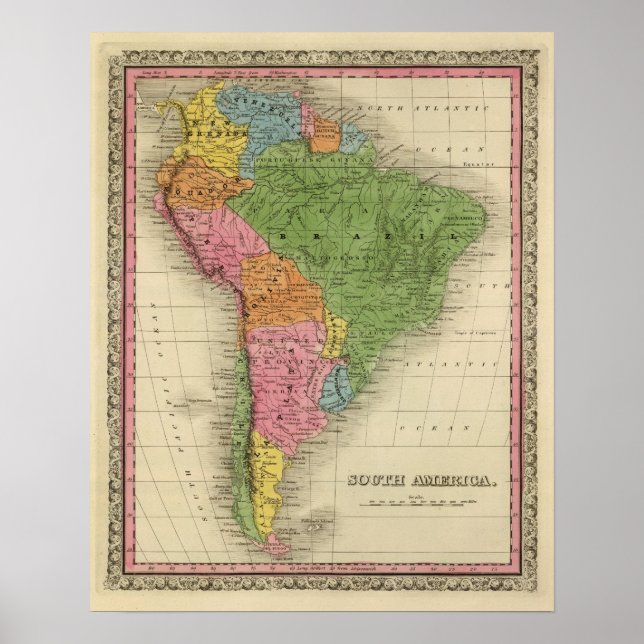 Sydamerika 36 poster (Framsidan)