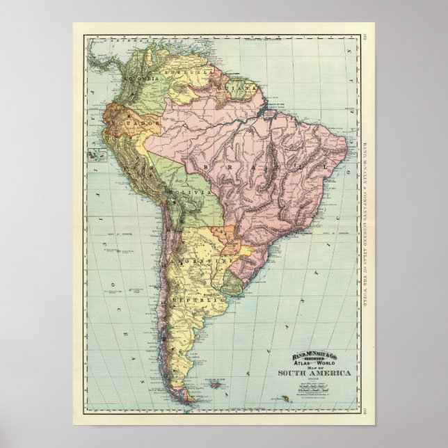 Sydamerika 36 poster (Framsidan)