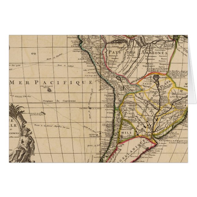 Sydamerika 37 hälsningskort (Framsidan Horizontal)