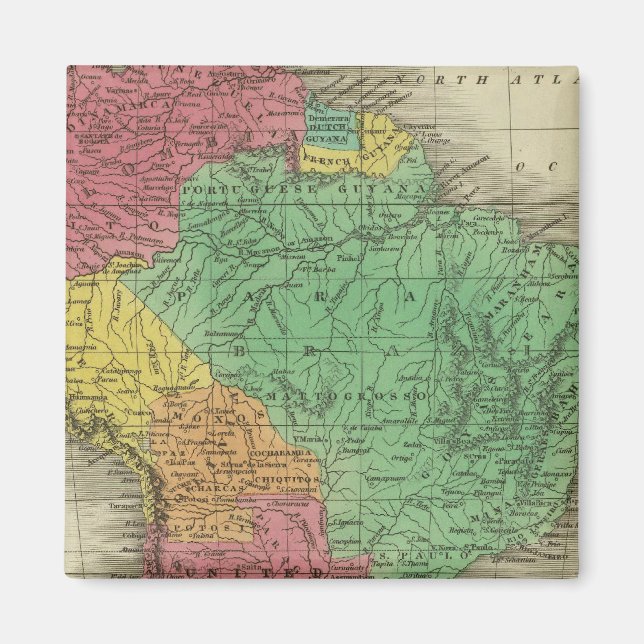 Sydamerika 37 magnet (Framsidan)