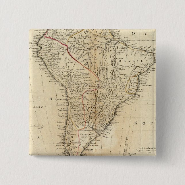 Sydamerika 38 knapp (Framsida)