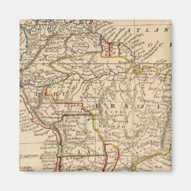 Sydamerika 40 magnet (Framsidan)