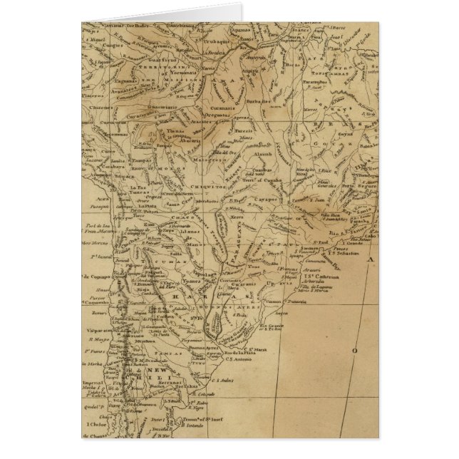 Sydamerika 44 hälsningskort (Framsidan)