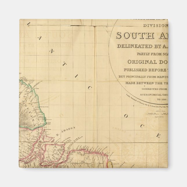 Sydamerika 5 magnet (Framsidan)