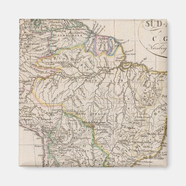 Sydamerika 9 magnet (Framsidan)