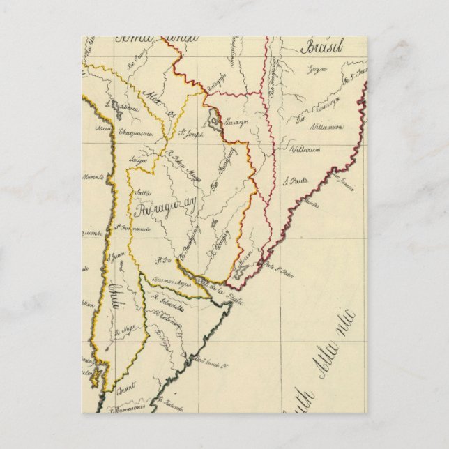 Sydamerika 9 vykort (Framsida)