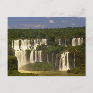 Sydamerika, Argentina, Brasilien, Igwacu Falls, Vykort
