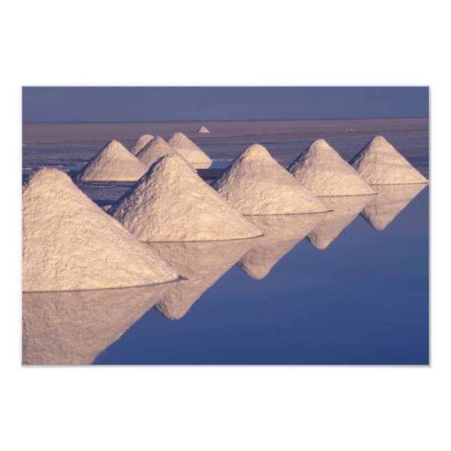 Sydamerika, Bolivia. Salar de Uyuni Fototryck (Framsidan)