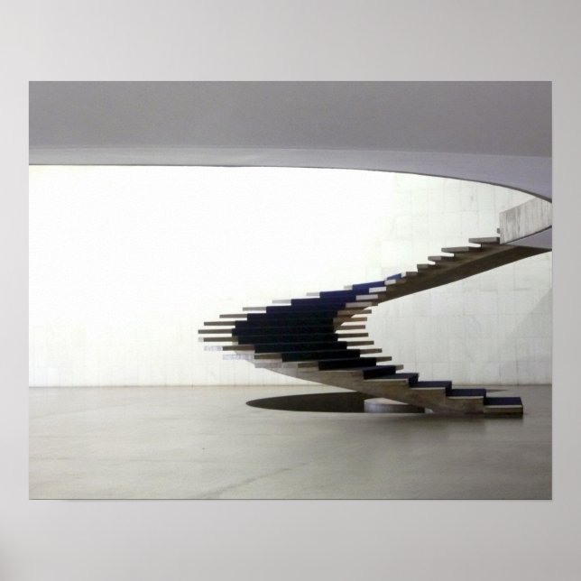 Sydamerika, Brasilien, Brasilia. Insida Poster (Framsidan)