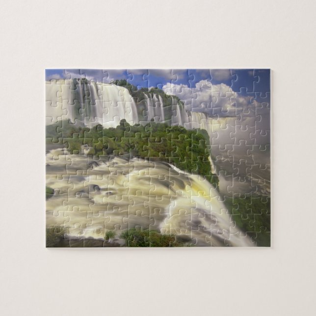 Sydamerika, Brasilien, Igwacu Falls. Strålande Pussel (Horisontell)