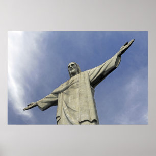 Sydamerika, Brasilien, Rio de Janeiro. Kristus 2 Poster
