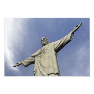 Sydamerika, Brasilien, Rio de Janeiro. Kristus Fototryck