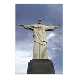 Sydamerika, Brasilien, Rio de Janeiro. Kristus Fototryck