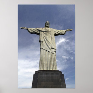 Sydamerika, Brasilien, Rio de Janeiro. Kristus Poster