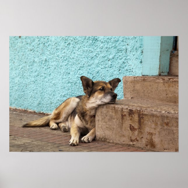 Sydamerika, Chile, Valparaiso. Tysk Poster (Framsidan)