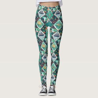 Sydamerika-kryssning Kustäventyr Design Leggings
