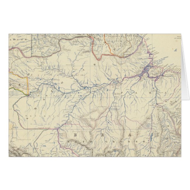 Sydamerika N Hälsningskort (Framsidan Horizontal)