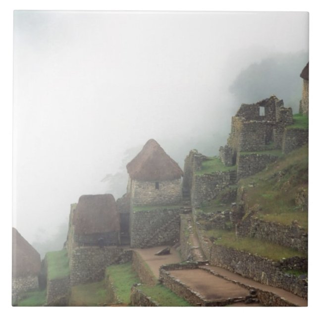 Sydamerika Peru Macchu Picchu Kakelplatta (Framsidan)