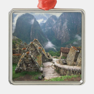 Sydamerika, Peru, Machu Picchu Julgransprydnad Metall