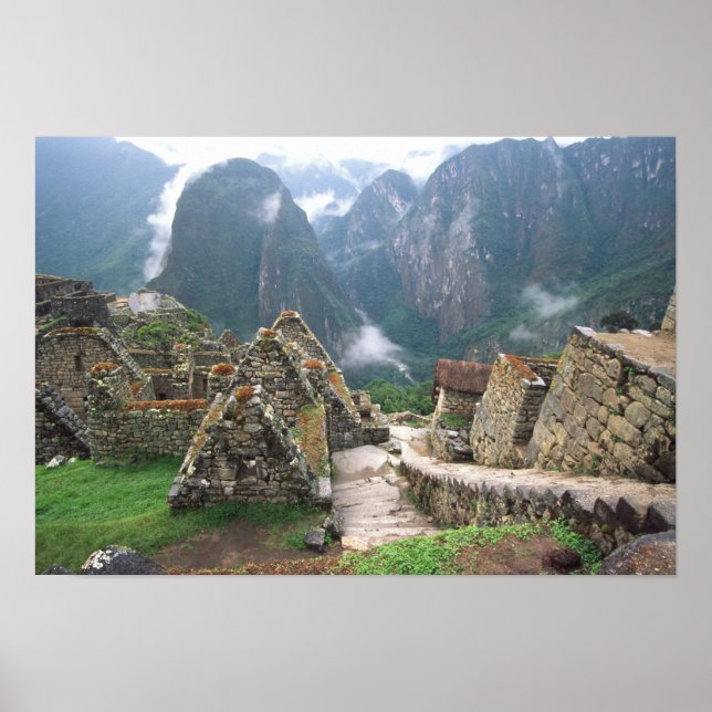 Sydamerika, Peru, Machu Picchu Poster (Framsidan)