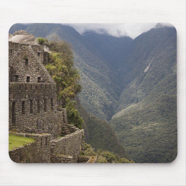 Sydamerika, Peru, Machu Picchu. Stenyper Musmatta (Framsidan)