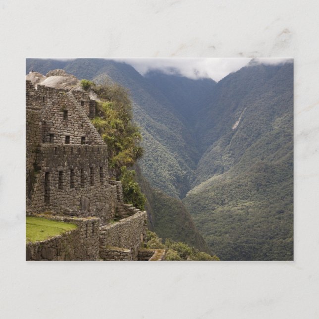 Sydamerika, Peru, Machu Picchu. Stenyper Vykort (Framsida)