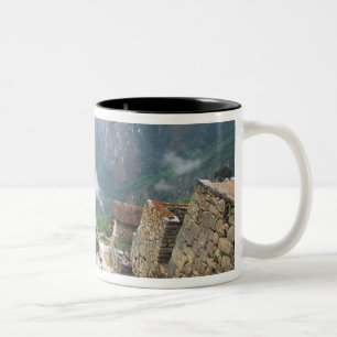 Sydamerika, Peru, Machu Picchu Två-Tonad Mugg