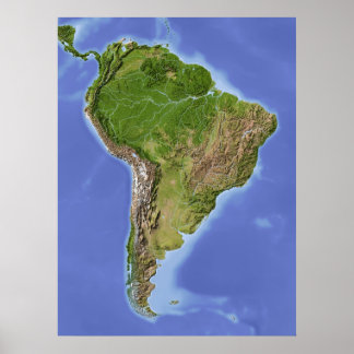 Sydamerika Poster