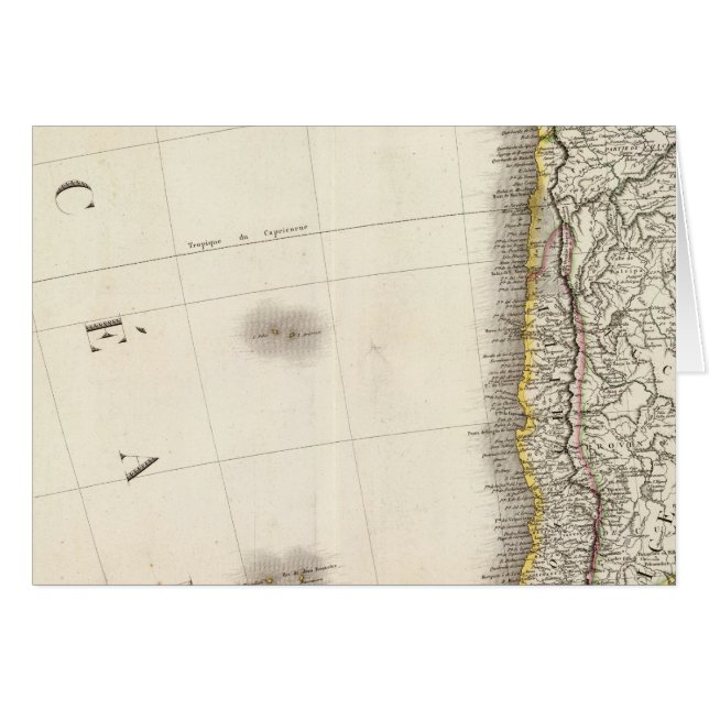 Sydamerika, sydöstra hälsningskort (Framsidan Horizontal)