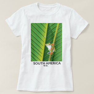 Sydamerika Träd Frog-poster T Shirt