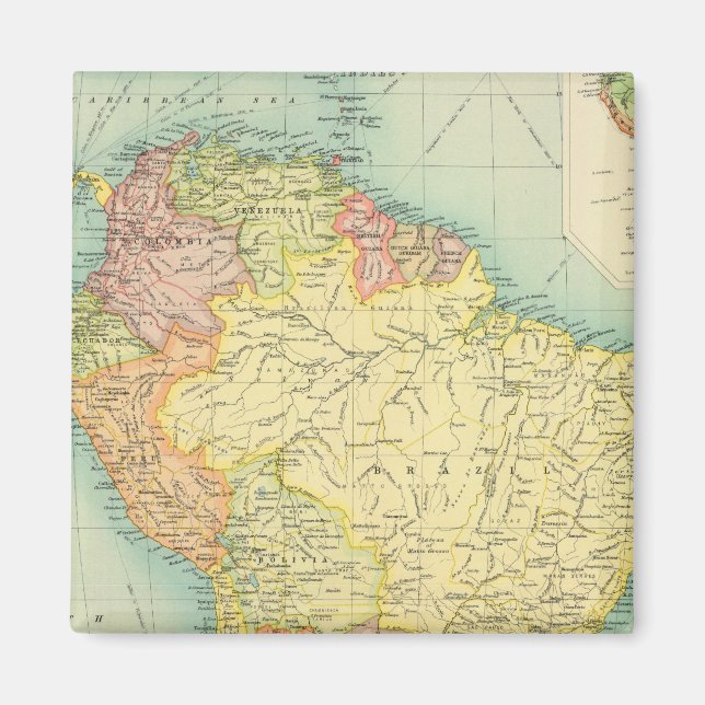 Sydamerikas politiska politik magnet (Framsidan)