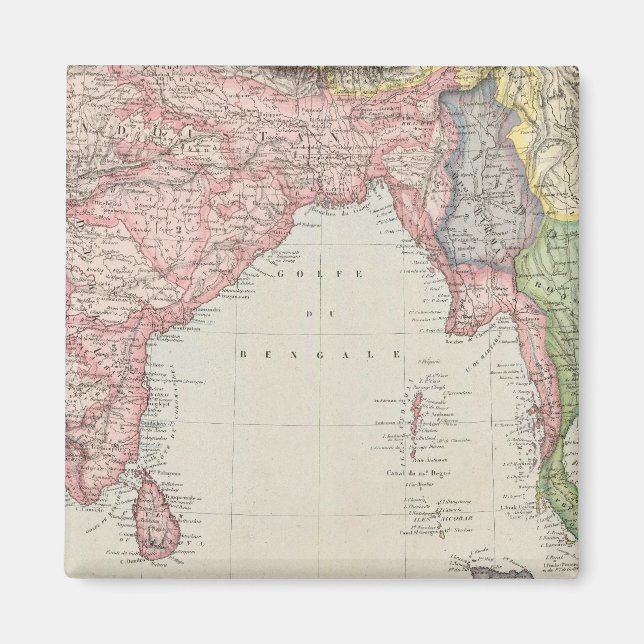 Sydasien 2 magnet (Framsidan)