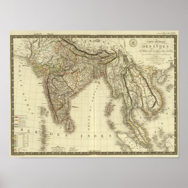 Sydasien Poster (Framsidan)