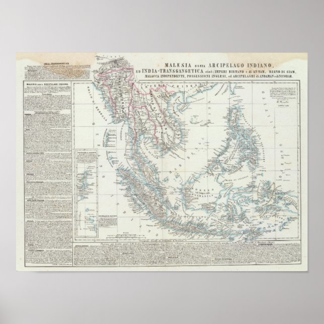 Sydasien Poster (Framsidan)