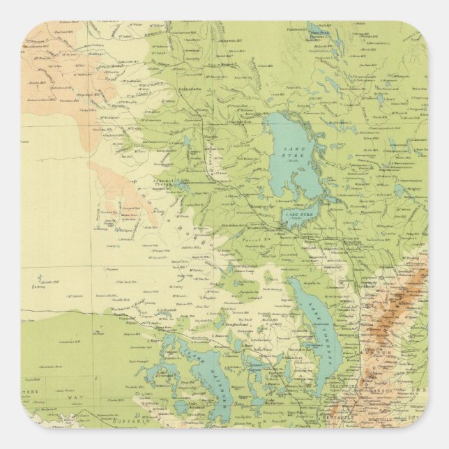 SydAustralien Fyrkantigt Klistermärke (Framsida)