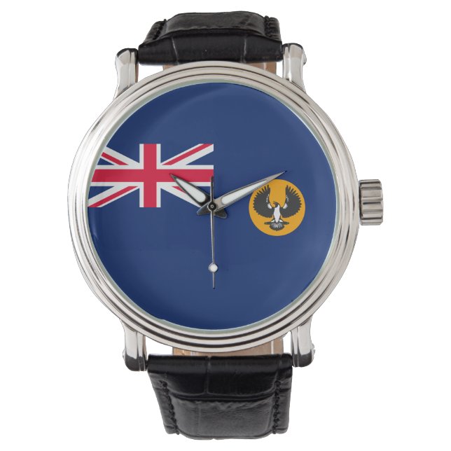 Sydaustraliska Flagga (Australiska staten) (SA) Armbandsur (Framsida)