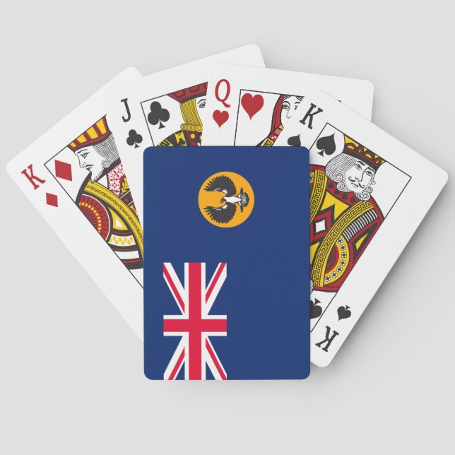 Sydaustraliska Flagga (Australiska staten) (SA) Casinokort (Baksidan)