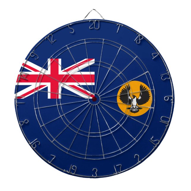 Sydaustraliska Flagga (Australiska staten) (SA) Darttavla (Framsidan)
